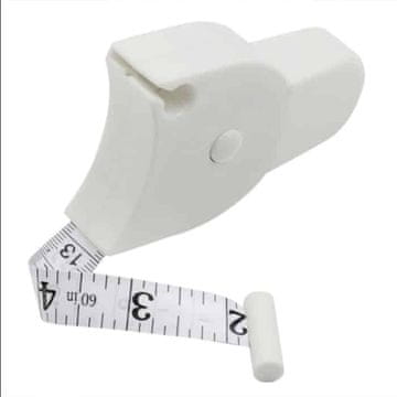 Netscroll Zložljivi dvostranski šiviljski meter, merilni trak za merjenje telesa in blaga za šivanje, popoln za krojače, nakupovanje oblačil preko interneta, fitnes in spremljanje hujšanja, MeterTape