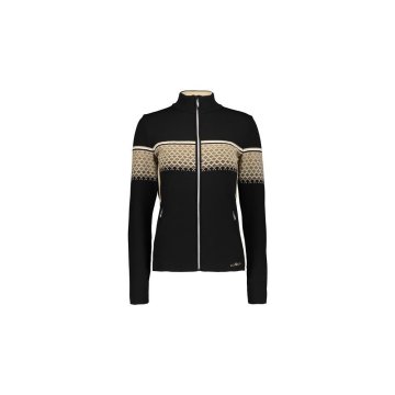 CMP Športni puloverji črna Bluza Damska 7H26802 Czarnybeżowy