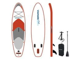 VIAMAREsport Napihljiva SUP deska VIAMAREsport 335x81x15cm, RED, max.160kg, zložljivo, KOMPLET