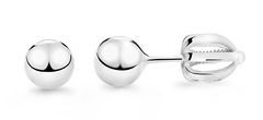 Cutie Jewellery Minimalistični uhani iz belega zlata Z5016-30-X-2