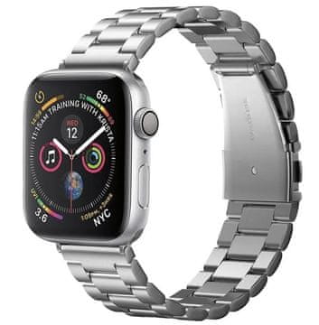 Spigen Modern Fit pašček za Apple Watch, srebrn (062MP25404)