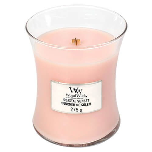 Woodwick Dišeča vaza za sveče Obalni sončni zahod 275 g
