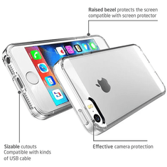 Apple Ovitek za iPhone 7 mehak silikon prosojen