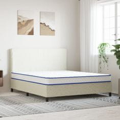Vidaxl Vzmetica iz spominske pene 200 x 160 x 17 cm mehka