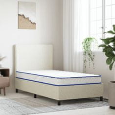 Vidaxl Vzmetica iz spominske pene 200 x 90 x 17 cm mehka