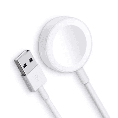 KEDO Polnilec brezžični za pametne ure Apple, 3W, 1A, bel, bulk