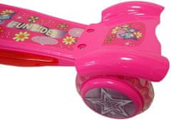 Kubisport Otroški skuter - svetleč - 3-kolesni PINK