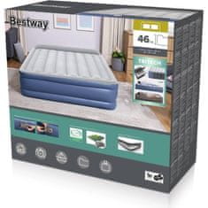 Bestway Tritech Queen udobno ležišče 203 x 152 x 46 cm z vgrajeno črpalko