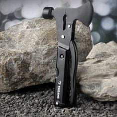 Malatec 17v1 večnamenski inox žepni nož v torbici in sekira