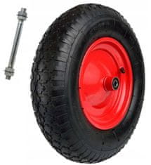 shumee GARNITURA NAPIHLJENIH KOLES Z OSO FI12 PB03 4.00-8 2PR F.M.Ł.K