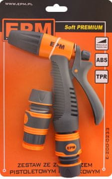 shumee PLASTIČNA ŠKROPILNA PIŠTOLA + 3 TPR PRIKLJUČKI - E-200-0233