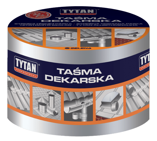 shumee STREŠNI TESNILNI TRAK 10CM*10MB SREBRNI/ALUM