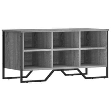 Vidaxl Omarica za čevlje siva sonoma 90x38x45,5 cm inženirski les