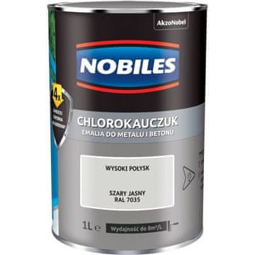 shumee NOBILES KLOROGUMA EMAJL SVETLO SIV RAL 7035 0,9L