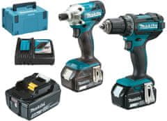 Makita KOMBINIRANI KOMPLET LI-LON 18V DTD156+DDF482 3*5.0AH MAKPAC