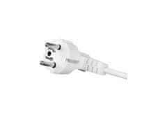 shumee ANSLUTNINGSKABEL MED VINKELKONTAKT 3*1 OHM ŻO 1,5M VIT - E+20-001