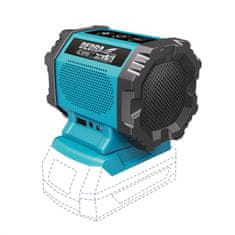 Dedra BLUETOOTH ZVOČNIK NA BATERIJE 18V USB SAS - DED7004