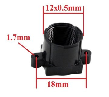 SPYpro M12x0,5 ABS nastavek za objektiv (širina 18 mm)