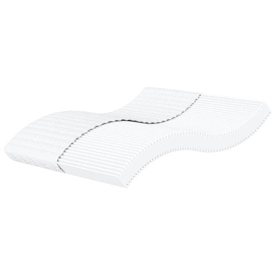 shumee vidaXL Vzmetnica iz pene bela 160x220 cm trdota H2 H3