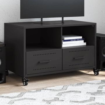 Vidaxl vidaXL TV stojalo črno 68x39x43,5 cm jeklo