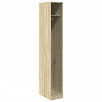 Vidaxl Garderobna omara sonoma hrast 30x50x200 cm inženirski les