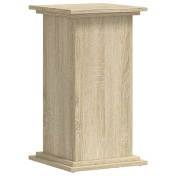 Vidaxl Stojalo za rastline sonoma hrast 33x33x60 cm inženirski les