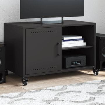 Vidaxl vidaXL TV stojalo črno 68x39x43,5 cm jeklo