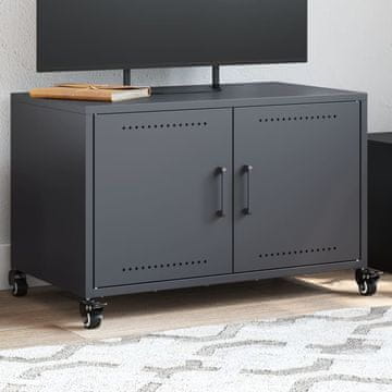 Vidaxl vidaXL TV omarica antracit 68x39x43,5 cm jeklo