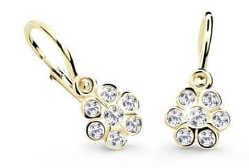 Cutie Jewellery Zlati otroški uhani C1737-10-X-1