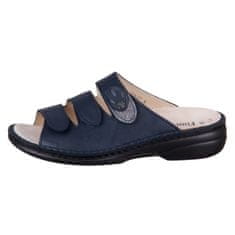 FINN COMFORT Japanke črna 42 EU Kos Navy Platin Florentin