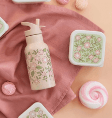A Little Lovely Comp Termo steklenička 350ml, Blossoms Pink
