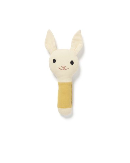 Kids Concept Plišasta ropotuljica Edvin, Zajček Lu