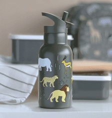 A Little Lovely Comp Termo steklenička 350ml, Savanna