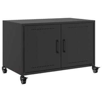 Vidaxl TV omarica črna 68x39x43,5 cm jeklo