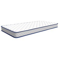 Vidaxl Vzmetnica s spominsko peno bela 90x190x17 cm mehka