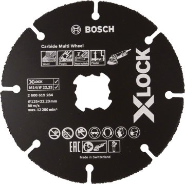 shumee X-LOCK CARBIDE MULTI WHEEL REZALNI DISK 125*1*22.23 10 KOS.