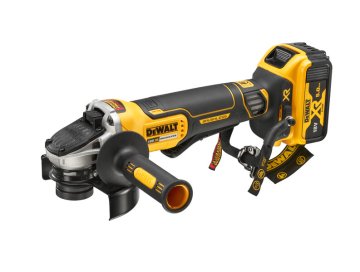 DeWalt AKUMULATORSKI KOTNI BRUSILNIK 125MM LR 18V 2*5.0AH TSTAK