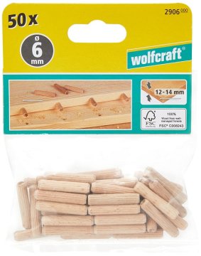 shumee POVEZNI ZATIČI 6*30MM 50 KOSOV BUKEV - L/WF2906000