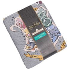 sarcia.eu Harry Potter Hogwarts Siva posteljnina 230x220cm, obojestranska, zakonska postelja, certifikat OEKO-TEX