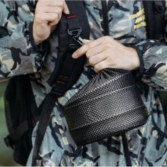 Malatec Turistični inox set kuharske posode in loncev za kampiranje