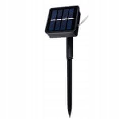 Malatec LED RGB 10 zunanja solarna dekorativna girlanda IP44 6m 7 funkcij