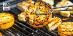 Teesa Zložljiv prenosni plinski žar na kolesih BBQ-1000