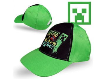 sarcia.eu Minecraft Zelena Fantovska Kapa s Šiltom