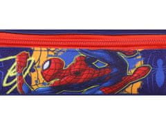 MARVEL COMICS MARVEL SpiderMan mornarsko modra peresnica, oblika cevi, 3 predelki z zadrgo, 21x6x7cm 