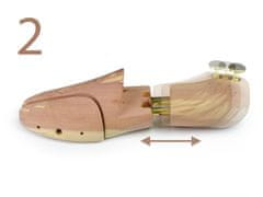 Massido Drevesa za čevlje, cedra, par, velikost 36-37