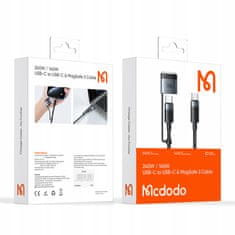 Mcdodo MCDODO POLNILNI KABEL MACBOOK AIR PRO USB-C MAGSAFE 3 140W 2M