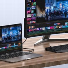 Mcdodo MCDODO USB-C HITRI POLNILNI KABEL ZA MACBOOK USB TIPA C 10GBPS 100W 4K 1M