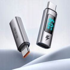 Mcdodo MCDODO ADAPTER USB-C USB TIPA C DO STRELE IPHONE 60W METER