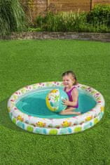 Bestway Bestway 51124 Napihljiv bazen 1,22 m x 20 cm, 46 cm obroč, 27 cm žoga