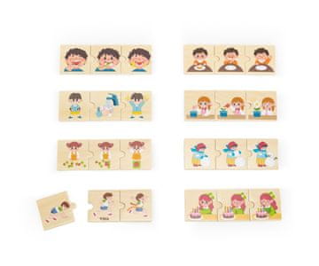 Viga Viga 44750 Puzzle set z logičnimi zaporedji – aktivnosti